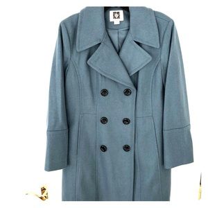 Anne Klein blue coat